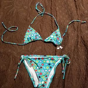 * Victoria Secret Polka Dot string bikini Small